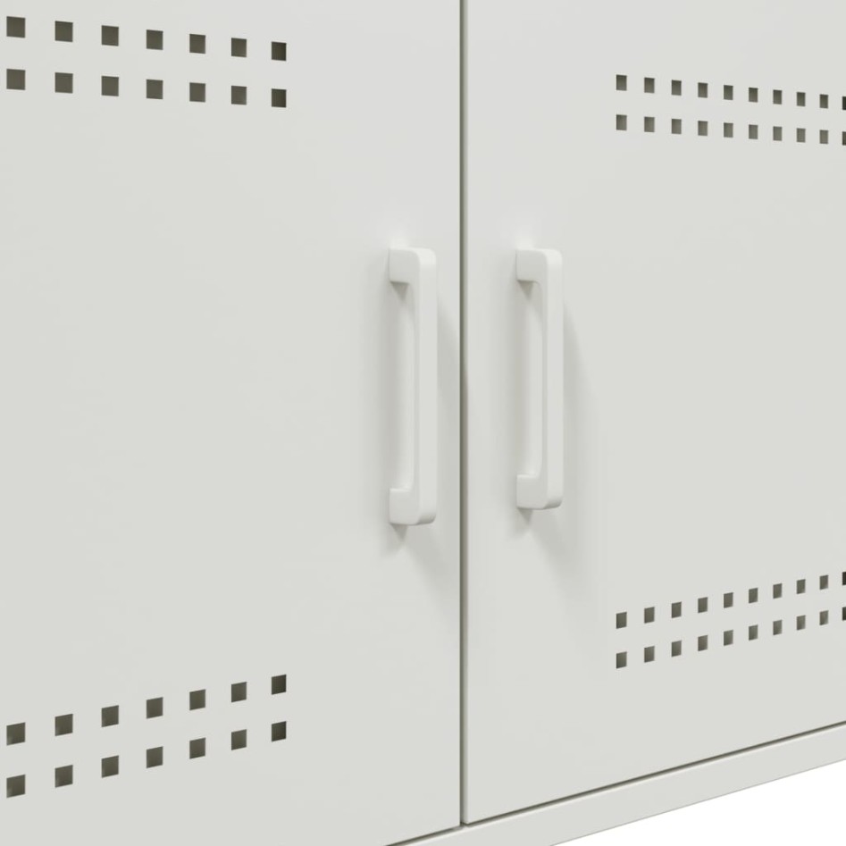 Mesa de centro acero blanco 68x50x50,5