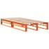 Estructura de cama sin colchón madera maciza marrón 90x190
