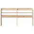 Cabecero de cama con estantes madera maciza de pino 140