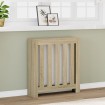 Cubierta de radiador madera ingeniería roble Sonoma 78x20x82 cm