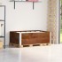 Collares de palets 2 uds madera maciza de pino marrón 120x80