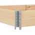 Collar de palet madera maciza de pino 150x100