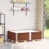 Collares de palets 2 uds madera maciza pino marrón 150x100