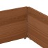 Collares de palets 2 uds madera maciza pino marrón 150x100