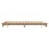Estructura de cama sin colchón madera maciza de pino 90x200