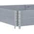 Collar de palet madera maciza de pino gris 150x100