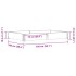 Collar de palet madera maciza de pino gris 150x100
