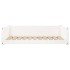 Cama para perros madera maciza de pino blanco 95,5x65,5x28