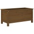 Jardinera madera maciza de pino marrón miel 82,5x40x39
