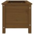 Jardinera madera maciza de pino marrón miel 82,5x40x39