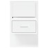 Mesita de noche de pared con luces LED