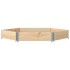 Arriate elevado hexagonal madera maciza de pino 160x160