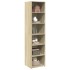 Aparador alto madera de ingeniería roble Sonoma 45x41x185