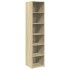 Aparador alto madera de ingeniería roble Sonoma 40x41x185