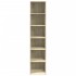 Aparador alto madera de ingeniería roble Sonoma 40x41x185