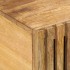 Mesa de centro de madera maciza de mango rugosa 80x51x40