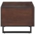 Mesa de centro madera maciza mango marrón 80x51x40