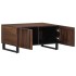 Mesa de centro madera maciza mango marrón 80x51x40