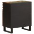 Mesita de noche madera maciza de acacia 50x34x60