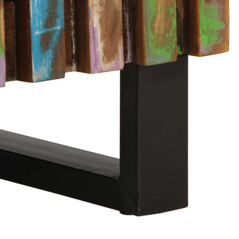 Mesita de noche madera maciza de acacia 50x34x60