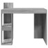 Escritorio de oficina madera ingeniería gris 103,5x56,5x94