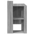 Escritorio de oficina madera ingeniería gris 103,5x56,5x94