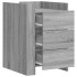Mesita de noche madera de ingeniería gris Sonoma 45x50x65