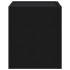 Mesitas de noche de pared 2 unidades negra 45x30x35