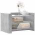 Mesa de centro madera de ingeniería gris hormigón 80x50x50