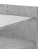 Mesa de centro madera de ingeniería gris hormigón 80x50x50