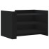 Mesa de centro madera de ingeniería negra 80x50x50