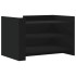 Mesa de centro madera de ingeniería negra 80x50x50
