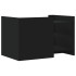 Mesa de centro madera de ingeniería negra 80x50x50