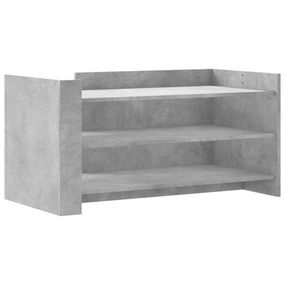 Mesa de centro madera de ingeniería gris hormigón 100x50x50