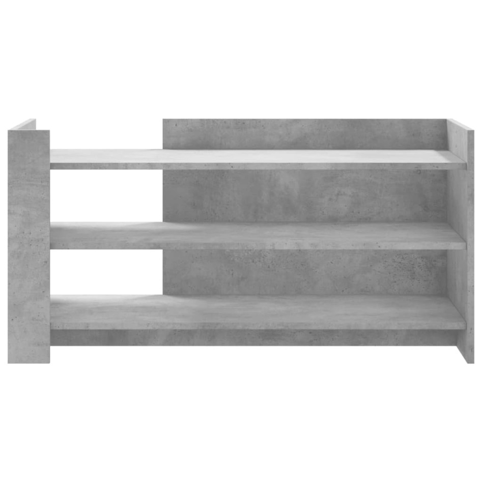 Mesa de centro madera de ingeniería gris hormigón 100x50x50