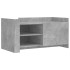 Mesa de centro madera de ingeniería gris hormigón 100x50x50
