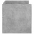 Mesa de centro madera de ingeniería gris hormigón 100x50x50