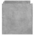 Mesa de centro madera de ingeniería gris hormigón 80x50x50