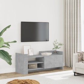 Mueble para TV contrachapada gris hormigón 100x35x40