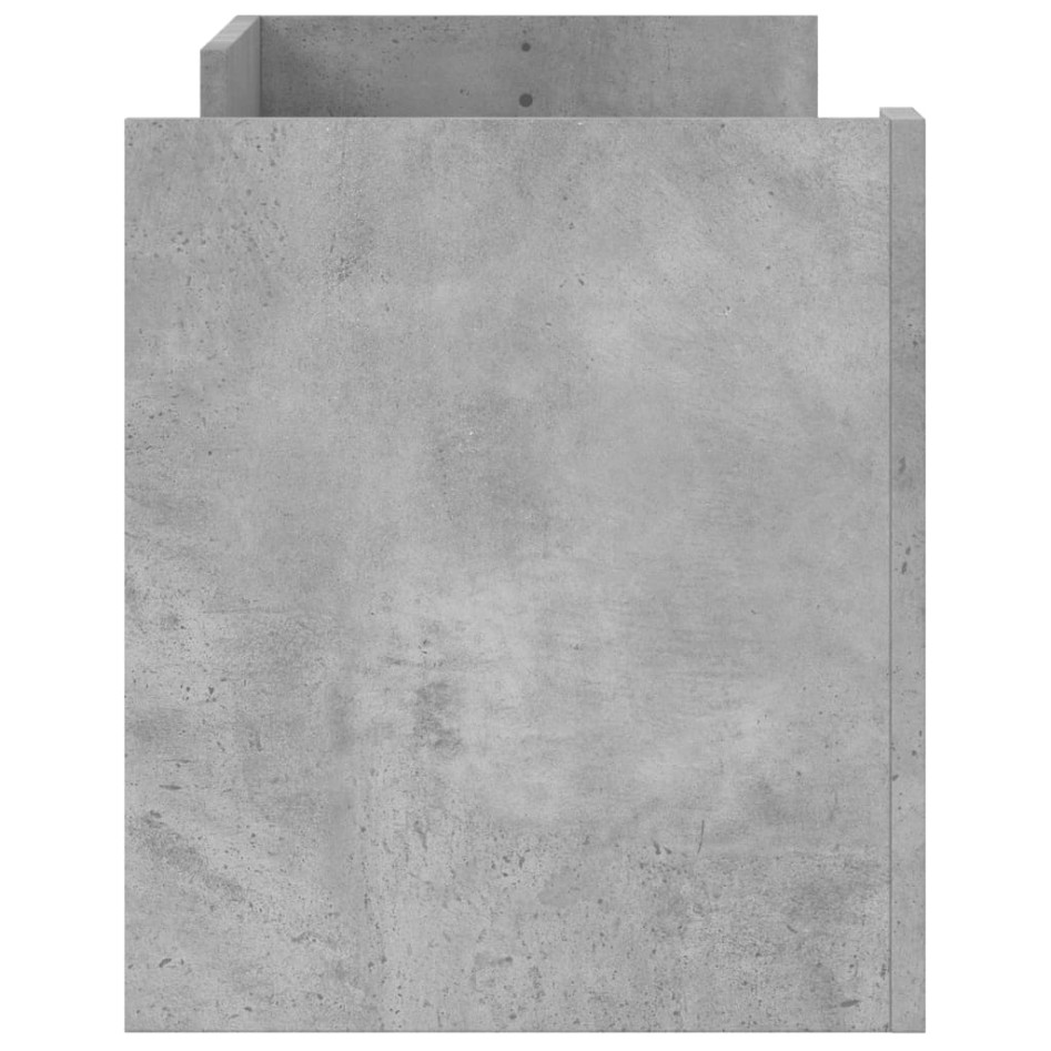 Mueble para TV contrachapada gris hormigón 100x35x40