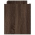 Mueble TV madera contrachapada color marrón roble 100x35x40
