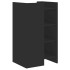 Aparador de madera de ingeniería negro 45x35x75