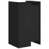 Aparador de madera de ingeniería negro 45x35x75