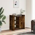 Aparador de madera de ingeniería roble ahumado 73,5x35x75