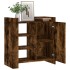 Aparador de madera de ingeniería roble ahumado 73,5x35x75