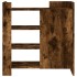 Aparador de madera de ingeniería roble ahumado 73,5x35x75