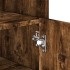 Aparador de madera de ingeniería roble ahumado 73,5x35x75
