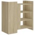 Aparador de madera de ingeniería roble Sonoma 73,5x35x75