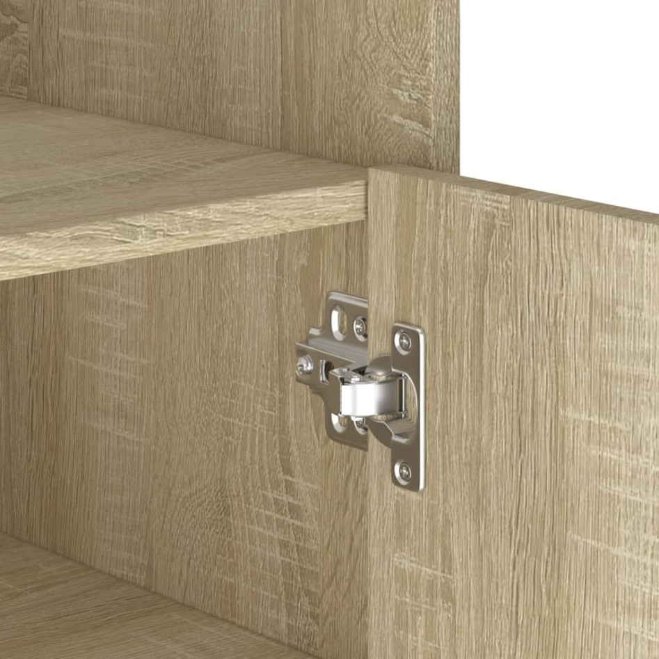 Aparador de madera de ingeniería roble Sonoma 73,5x35x75