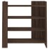 Aparador de madera de ingeniería marrón roble 73,5x35x75